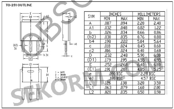 ixtp1r4n60p系列场效应晶体管模块尺寸图