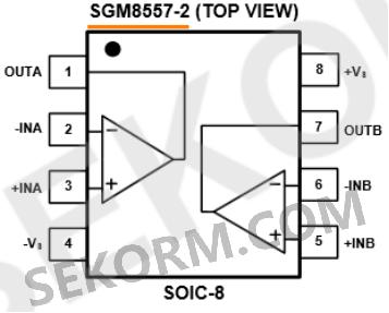 sgm8557-2封装引脚图